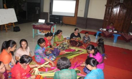Kegiatan Pelatihan Mejejaitan Banten Saraswati Tahun 2018