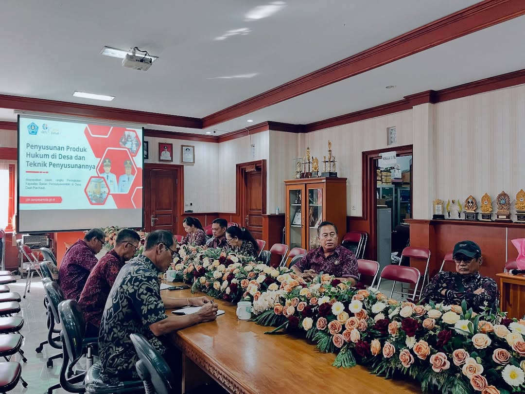 BIMTEK PENINGKATAN KAPASITAS BADAN PERMUSYWARATAN DESA (BPD)